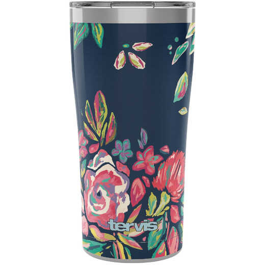 Tervis Live Bold Bouquet 20 Oz. Stainless Steel Tumbler with Slider Lid