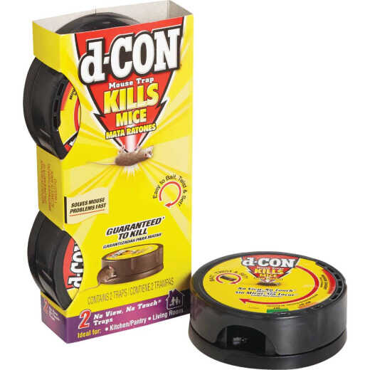 D-Con No View, No Touch Mechanical Mouse Trap (2-Pack)